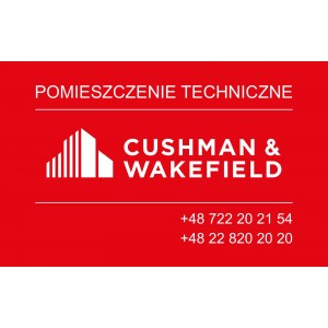 Tabliczka pomieszczenie techniczne