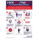 Naklejka lockout/tagout