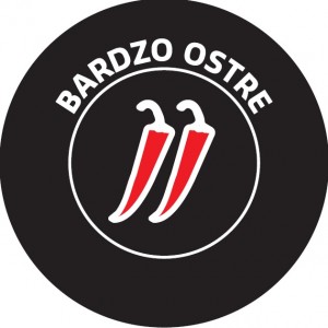 Naklejka "Bardzo Ostre"