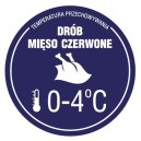 Naklejki Drób mięso czerwone