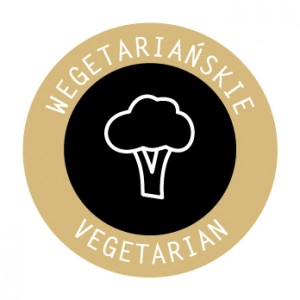 Naklejki "Wegetariańskie/Vegetarian" eat