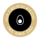 Naklejki "Jaja z wolnego wybiegu/Free-range eggs" eat