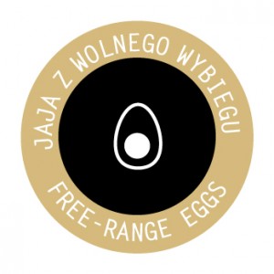 Naklejki "Jaja z wolnego wybiegu/Free-range eggs" eat