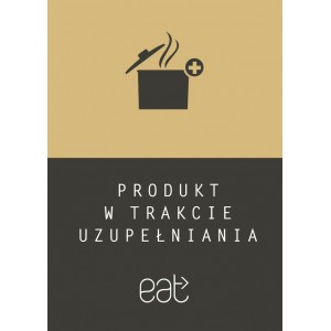 Ulotka A6 "Produkt w trakcie uzupełniania" eat