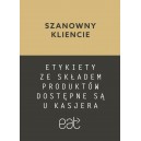 Ulotka A6 "Skład produktów" eat