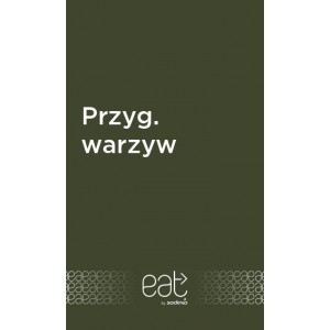 Naklejka przyg. warzyw